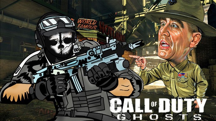 Sargento Hartman chega para botar ordem em Call of Duty: Ghosts (Foto: Cdcflooper / heartoftexasblog.com)