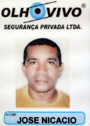José Nicácio tinha 44 anos e trabalhava como segurança de um supermercado em Mossoró (Foto: Reprodução/Marcelino Neto)