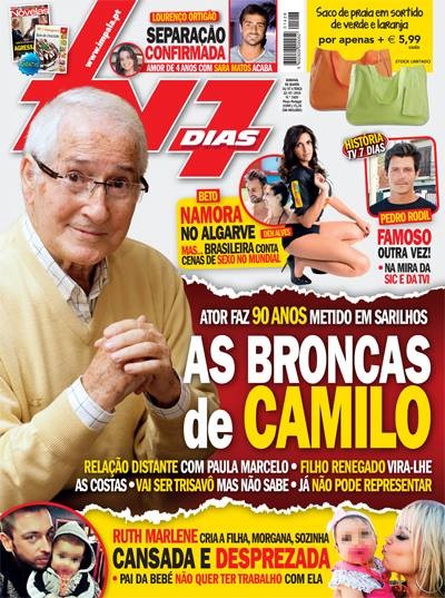 Revista portuguesa noticia romance entre Deh e Beto (Foto: Reprodução/Divulgação)
