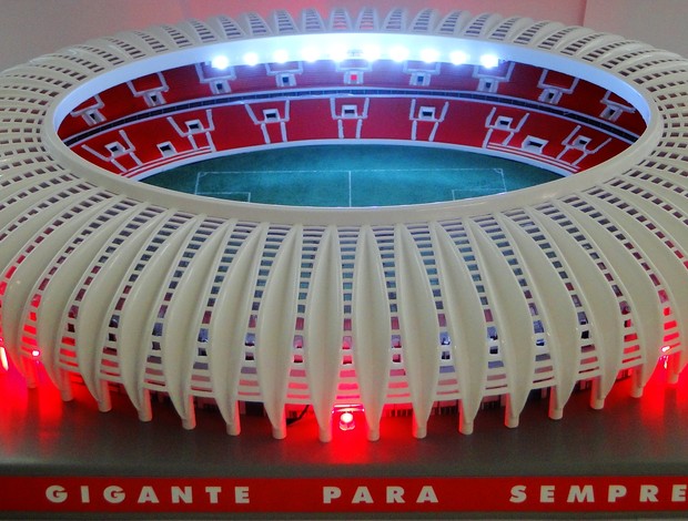 Miniatura do estádio beira-rio (Foto: Divulgação/Inter)