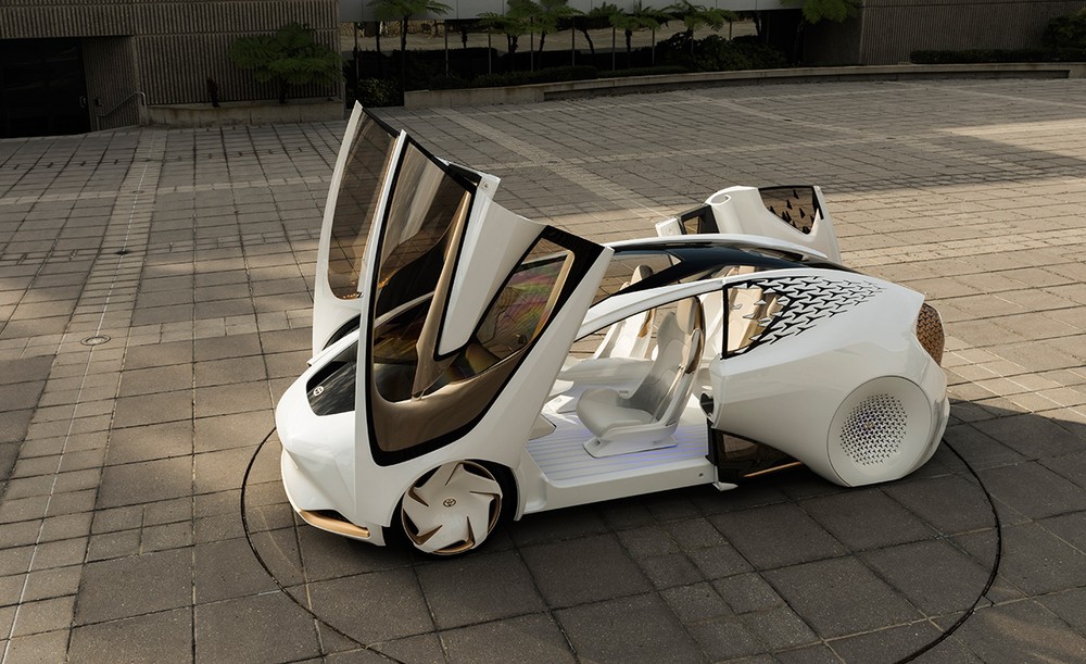 Concept-i, carro conceito da Toyota, que usa sistema de inteligência artificial (Foto: Divulgação)