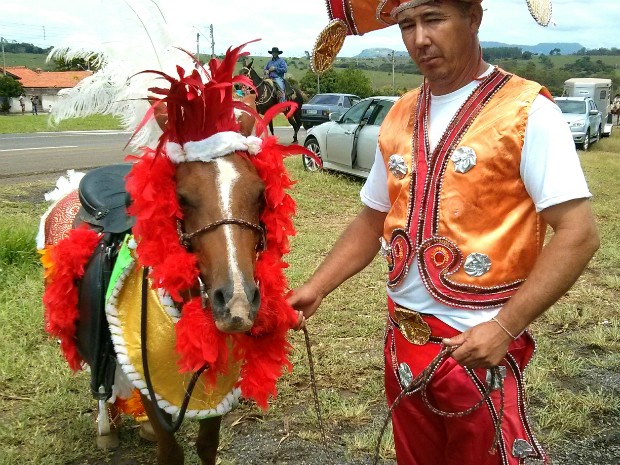G1 - Pré-carnaval de Porangaba tem cavalos e mulas com fantasia ...