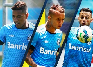 Carrossel Gremio - Pedro Rocha, Everton e Bobô (Foto: infoesporte)