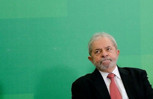 O ex-presidente Luiz Inácio Lula da Silva na cerimônia de posse em Brasília (Foto: José Cruz/Agência Brasil)