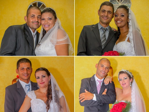 Casamento quatro irmãos Torres RS (Foto: Alice Cardoso e Lívia Brocca/Divulgação)
