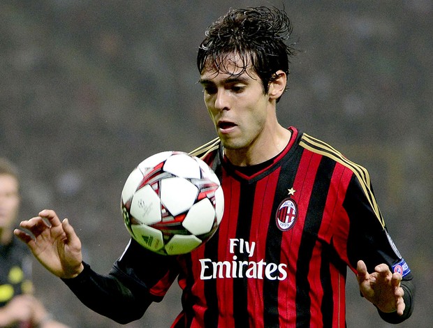 Kaká jogo Milan e Barcelona Liga dos Campeões (Foto: AFP)