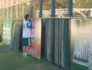 Valdivia treino palmeiras (Foto: Maria Clara Ciasca)