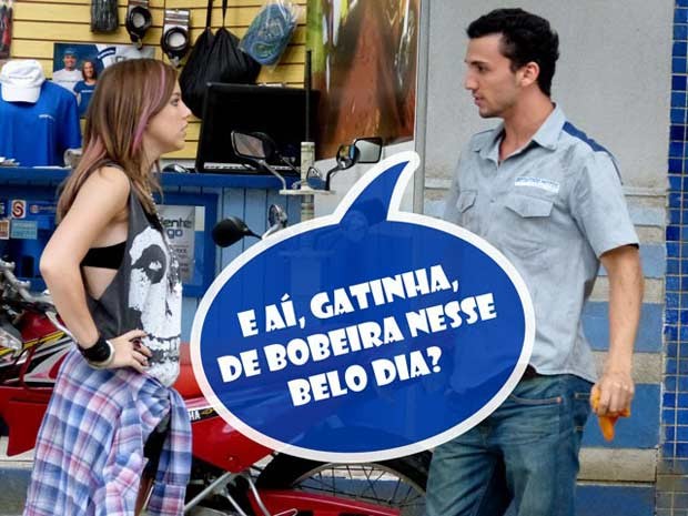 Sal sedutor? Esse bad boy não respeita ninguém...  (Foto: Malhação / TV Globo)