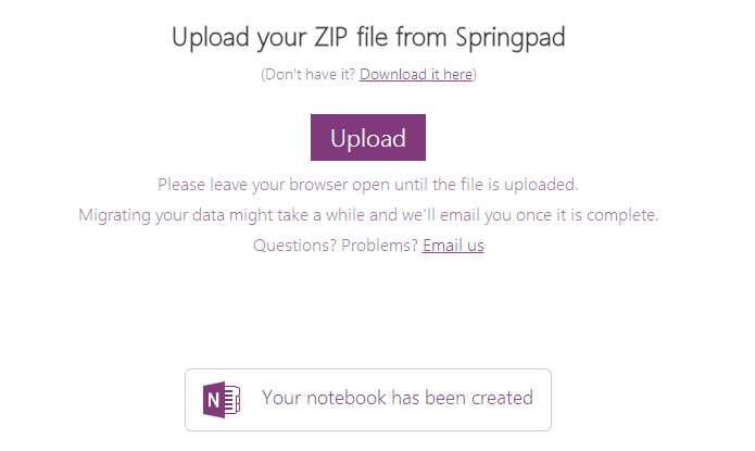 Dados do Springpad agora estão seguros no OneNote (Foto: Reprodução/Helito Bijora)