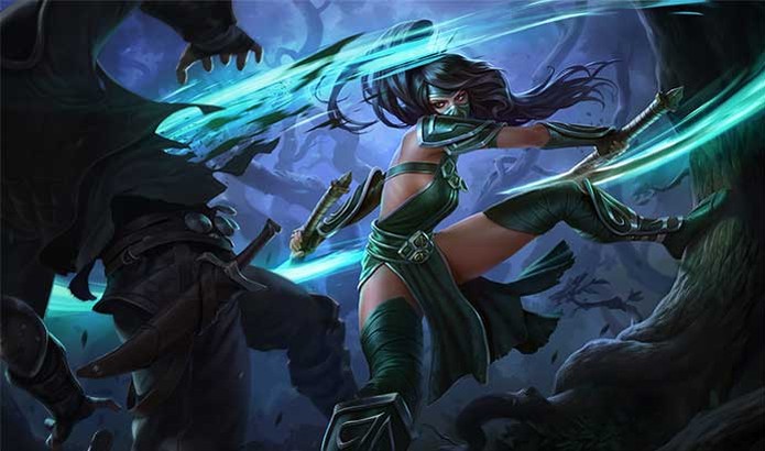 Akali, uma das personagens de LoL (Foto: Divulgação) Akali, uma das personagens de LoL (Foto: Divulgação)