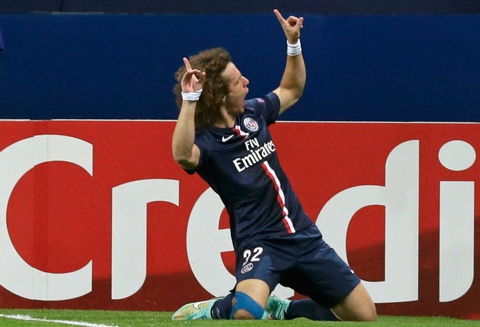 Paris Saint Germain x Barcelona - David Luiz (Foto: Reuters)