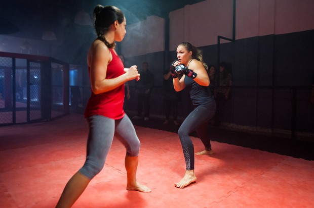 Ronda Rousey (UFC) para o canal Combate (Foto: Daniel Deák / Divulgação)