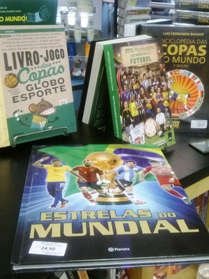 Copa nas livrarias Juiz de Fora 2 (Foto: Roberta Oliveira)