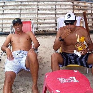 Rivaldo e Luis Fabiano (Foto: Reprodução Instagram)