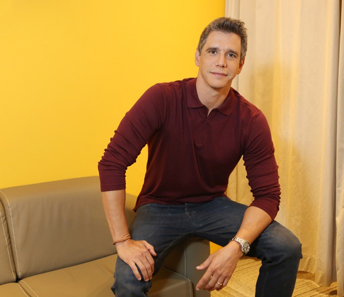 Márcio Garcia nos bastidores do programa 'Altas Horas' (Foto: Carol Caminha/Gshow)