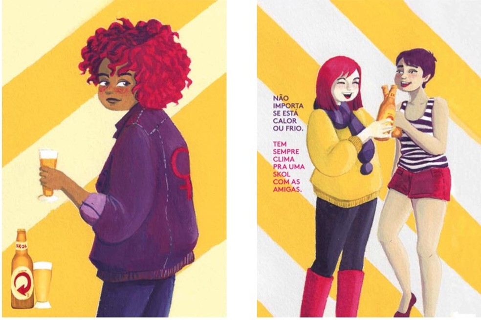 Oito artistas foram convidadas para fazerem releituras de pôsteres antigos da marca  (Foto: Divulgação)