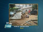 Telespectadores mostram estragos causados pela chuva em Minas Gerais