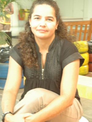 Líbia Macedo, especialista em eventos esportivo (Foto: Larissa Keren / Globoesporte.com/pb)