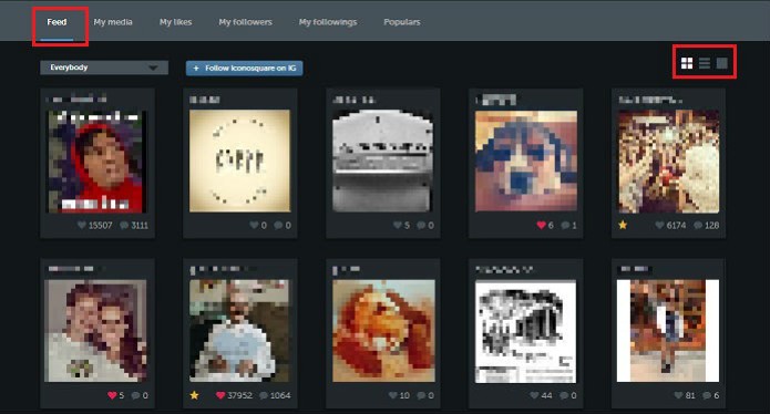 É possível visualizar as fotos postadas por amigos (Foto: Reprodução/Taysa Coelho) É possível visualizar as fotos postadas por amigos (Foto: Reprodução/Taysa Coelho)