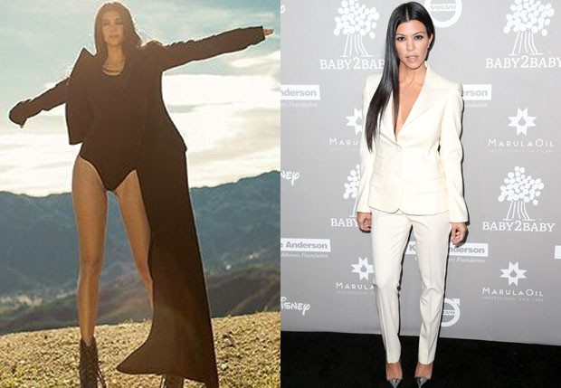 Kourtney Kardashian (Foto: Reprodução/Instagram e Frederick M. Brown/Getty Images) Kourtney Kardashian (Foto: Reprodução/Instagram e Frederick M. Brown/Getty Images)