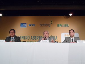 Caio Bonilha, Cezar Alvarez e Thiago Botelho (Foto: Lilian Quaino/G1)