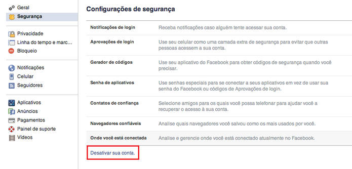 Como Desativar O Facebook Temporariamente Dicas E Tutoriais Techtudo