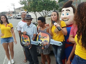 Nazarena acreditou que um dia seria sorteada e não desistiu do seu sonho (Foto: Divulgação) Nazarena acreditou que um dia seria sorteada e não desistiu do seu sonho (Foto: Divulgação)