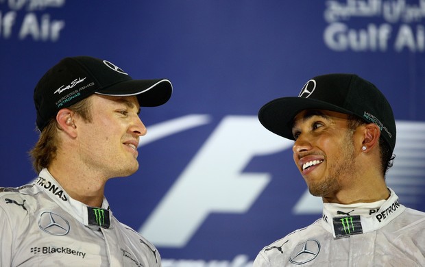 Nico Rosberg e Lewis Hamilton  (Foto: Getty Images)