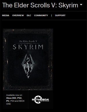 Site aponta que game 'Skyrim' pode ganhar versões para PS4 e Xbox One Skyrimbethesdaps4xboxone