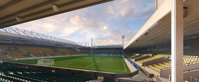 Carrow Road (Foto: Divulgação/EA) Carrow Road (Foto: Divulgação/EA)