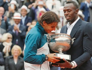 galeria bolt rafael nadal roland garros tenis campeão carrossel (Foto: Reuters)