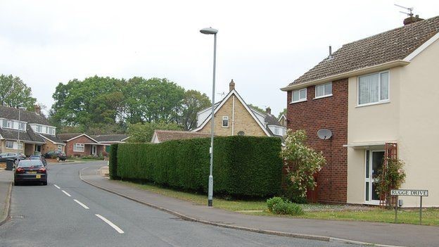 Casa que pertencei a Ayrton Senna, em Norwich (Foto: BBC) Casa que pertencei a Ayrton Senna, em Norwich (Foto: BBC)