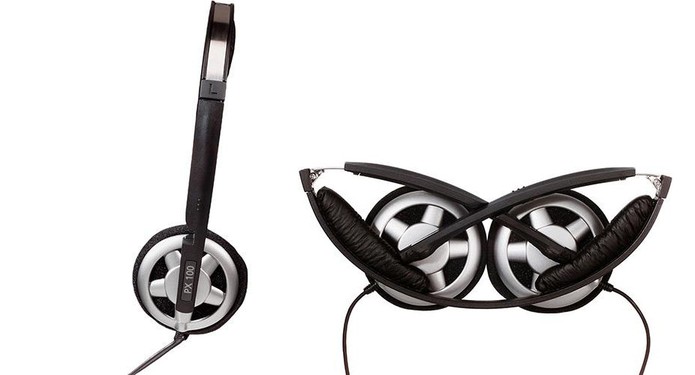 Fone de ouvido Sennheiser PX100 tem design totalmente leve e dobrável (Foto: Divulgação/Sennheiser)