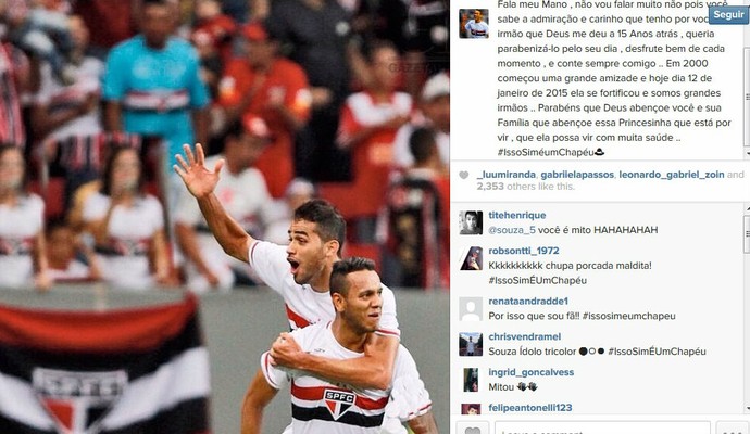 [OFF] Souza celebra aniversário de Kardec e alfineta Palmeiras: 