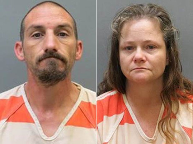 Ricky Roy House Jr e Kendra Tooley foram presos no sábado (Foto: Divulgação/Evansville Police Dept)
