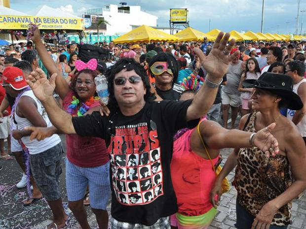 Foliões entram no ritmo da alegria no carnaval de Belém. (Foto: Divulgação/Prefeitura de Belém)