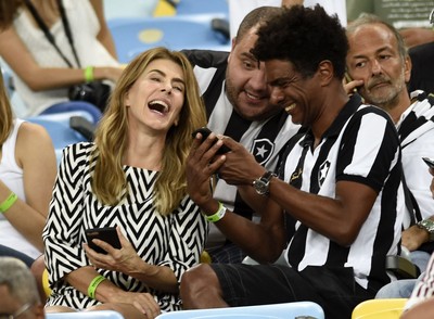 Botafogo Helio de la Peña Maitê Proença Maracanã (Foto: André Durão) Botafogo Helio de la Peña Maitê Proença Maracanã (Foto: André Durão)