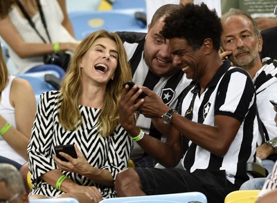 Botafogo Helio de la Peña Maitê Proença Maracanã (Foto: André Durão)