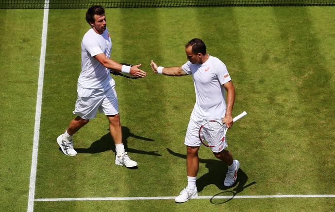 Bruno Soares e alexandre Peya Wimbledon (Foto: Agência Getty Images)