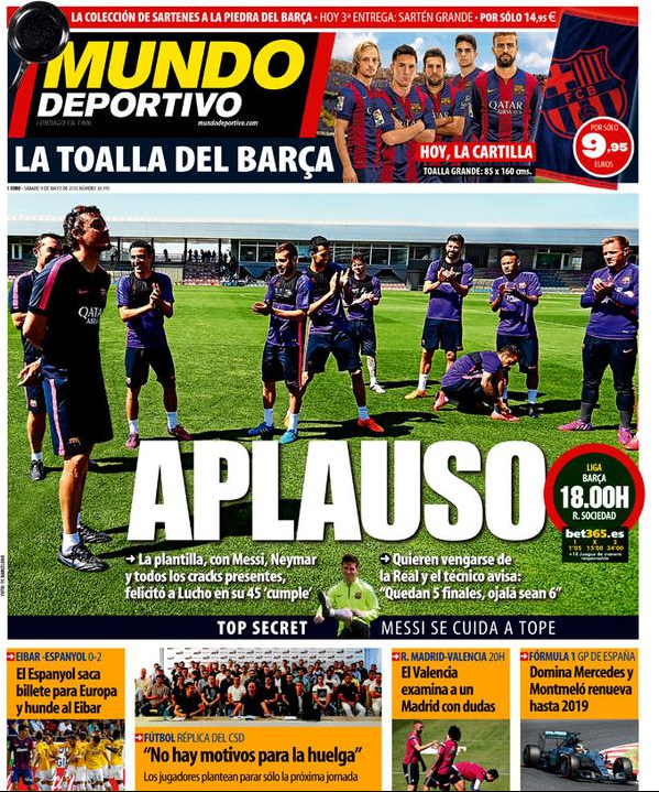 Capa Jornal Mundo Deportivo