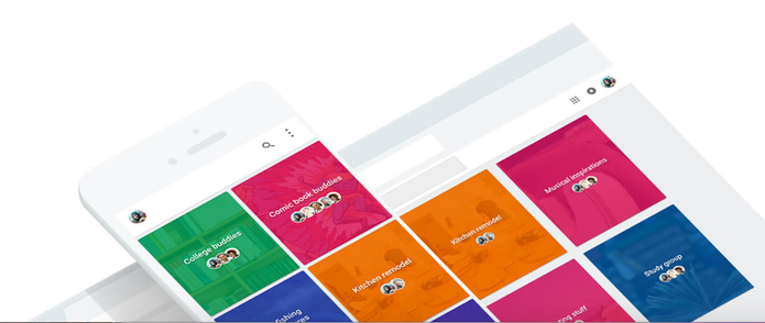 Spaces funciona no Chrome, Gmail, Android e iOS (iPhone) (Foto: Divulgação/Google) Spaces funciona no Chrome, Gmail, Android e iOS (iPhone) (Foto: Divulgação/Google)