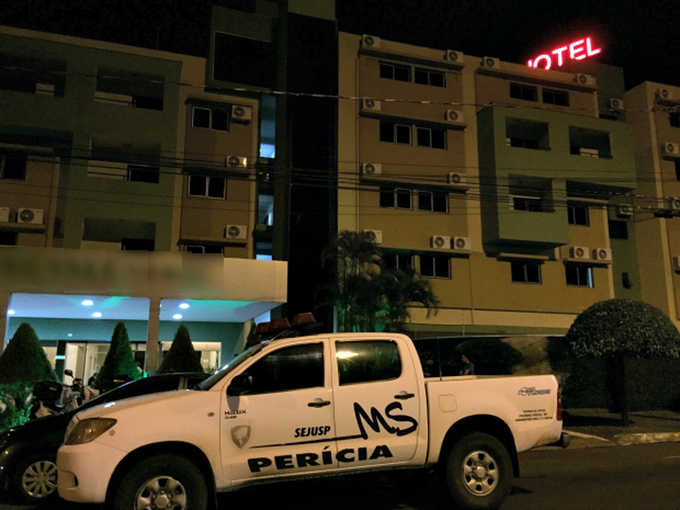 Homem &eacute; morto ap&oacute;s agress&atilde;o em quarto de hotel em MS, diz pol&iacute;cia (Foto: Gabriela Pav&atilde;o/ G1 MS)