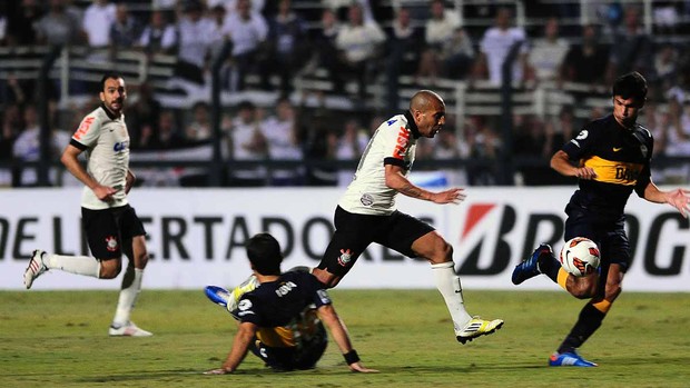 Emerson Sheik, Corinthians x Boca Juniors (Foto: Marcos Ribolli)