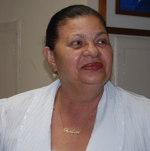 Rosilene Gomes, presidente da Federação Paraibana de Futebol (Foto: Renata Vasconcellos)