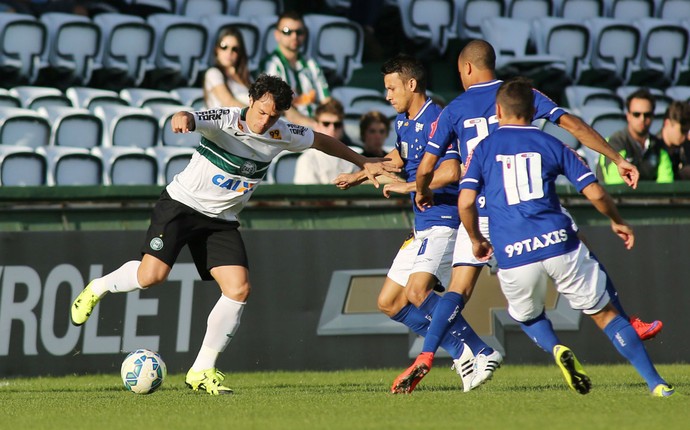 Coritiba Cruzeiro Kleber Gladiador (Foto: Giuliano Gomes/ Agência PRPRESS)