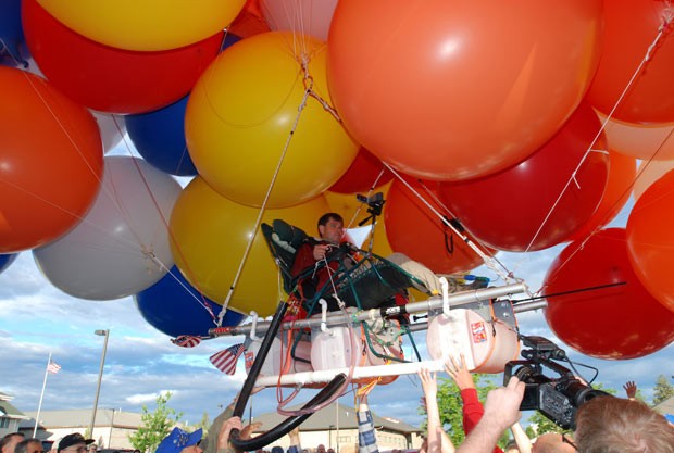 O balonista americano Kent Couch  (Foto: AP)