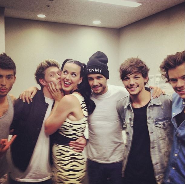 One Direction e Katy Perry (Foto: Instagram/Reprodução)