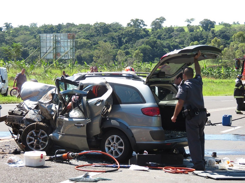 Acidente foi registrado na manhã desta quinta-feira (13), em Dracena (Foto: Jorge Zanoni/Cedida)
