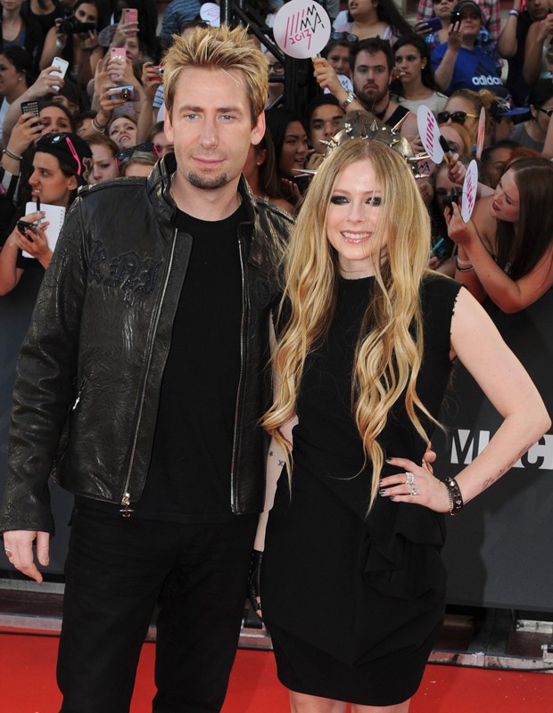 Chad Kroeger e Avril Lavigne (Foto: Getty Images)