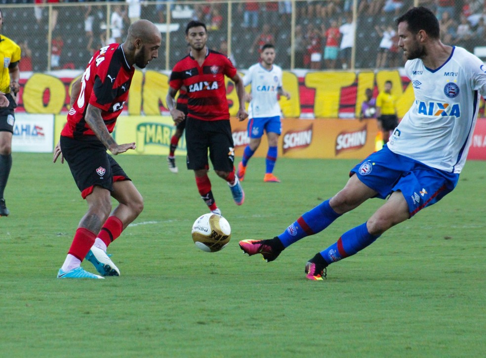 Asltimo Ba-Vi foi disputado na final do Campeonato Baiano (Foto: MaurA�cia da Matta/DivulgaA�A?o/EC VitA?ria)